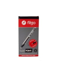 Boligrafo Roller P/aguja Liquido Negro 0.5 St5-c12-001 Fil01 Filgo (b12)