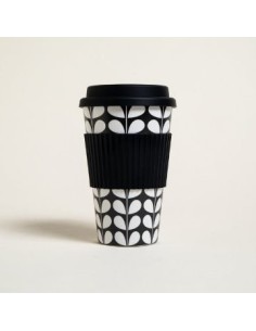 Vaso Termico 400ml  De Fibra De Bamboo C-tapa Silicona 110181 Mish02