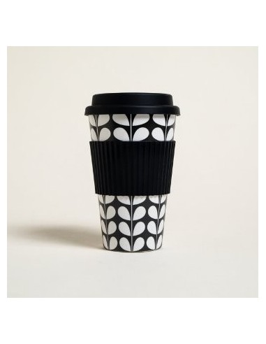 Vaso Termico 400ml  De Fibra De Bamboo C-tapa Silicona 110181 Mish02