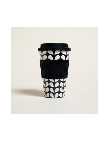 Vaso Termico 400ml  De Fibra De Bamboo C-tapa Silicona 110181 Mish02