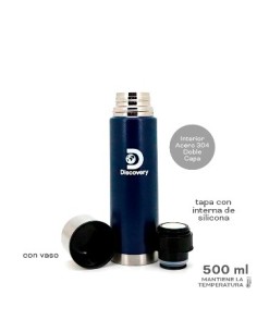 Termo 500ml Discovery Acero Inox Col  Surt  13615 13614 Tar02