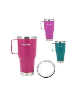 Vaso Termico 900ml C-tapa Acrilico Col  Surt  Trendy 16453 Tar02