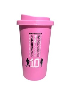 Vaso 500ml Termico Plast  Doble Capa Futbol Miami-coffe 6555  Cli01