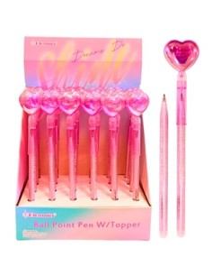 Boligrafo Azul C/corazon Nacarado 120478/27171 Col01 (b24) (e)