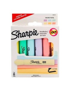Resaltador X6 Pastel Sharpie Caja 2165088 New02