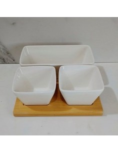 Copetinero 18x18 Setx3 Ceramica-bambu 302203 Pcu01