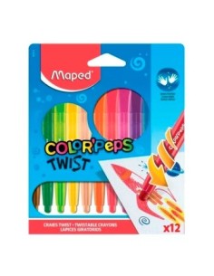 Crayon X 12 Giratorio Maped 860612 Map01