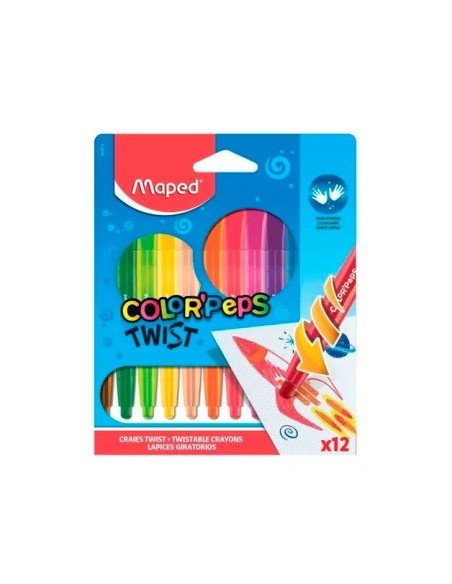 Crayon X 12 Giratorio Maped 860612 Map01