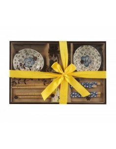 Set Sushi Porcelana P- 2 Personas En Caja De Regalo 106025-106026-106027 Dsa01