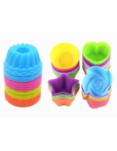 Molde Silicona X12 P-cupcake 7*3 2 433-8667-8668 Bzp01 Car15