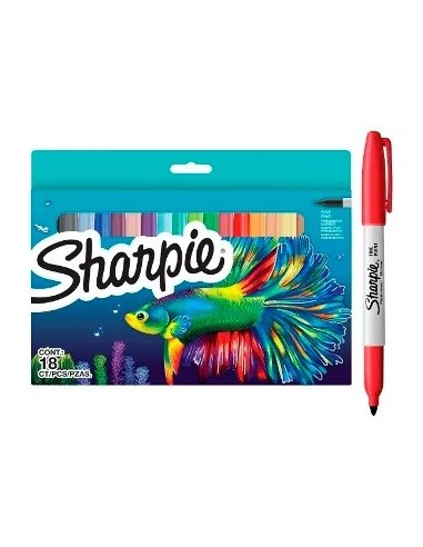 Marcadores X18 Acuarelables Sharpie 2201230 New02