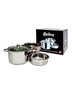 Olla Colapastas 24cm Acero Triple Fondo Colapasta-vaporera Gim13 Hud01 -b1-