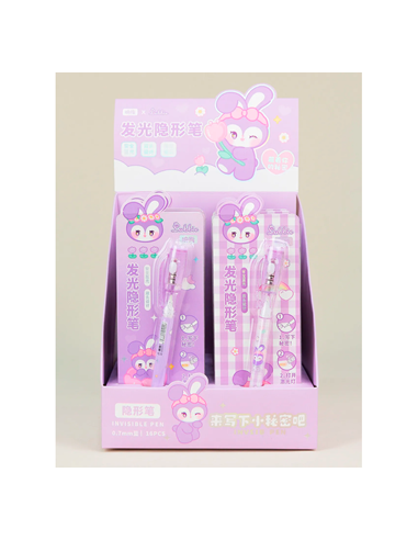 Boligrafo Invisible C/linterna Conejito En Blister Xz-202375 Sf01