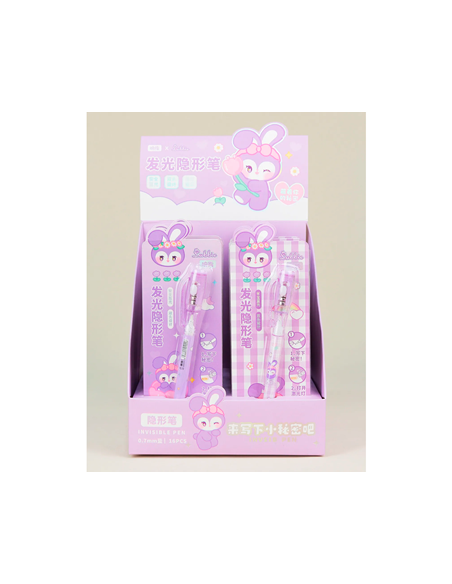 Boligrafo Invisible C/linterna Conejito En Blister Xz-202375 Sf01