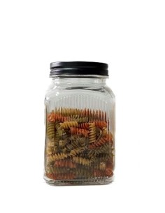 Frasco 1500ml Vidrio Cuadrado T-negra 4391 Bzp01 -b6-