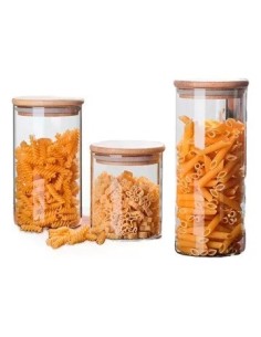 Frasco Vidrio 22cm T-bambu 30024 Carol Car15