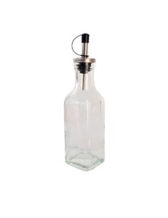 Aceitera 20cm Vidrio C-tapa Acero Y Pico Plast  Fg111518 Ori02-5643 Bzp