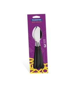 Cuchara Mesa X3 M-plast  New Kolor Tramontina 23163-300 Myf01 Dip01 -b60-