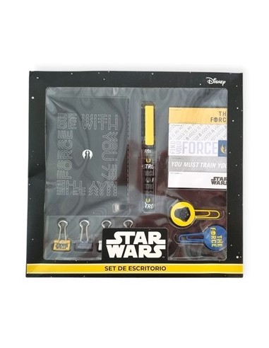 Set X9 Pzas Escritorio Star Wars En Caja L2setfastar Ori02