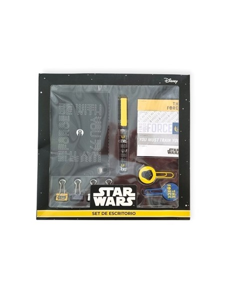 Set X9 Pzas Escritorio Star Wars En Caja L2setfastar Ori02