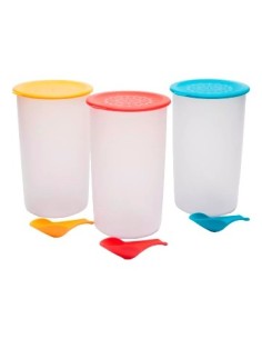 Hermetico Red. 1.75lts T/color Pastel C/cuchara Dol01