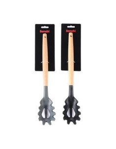 Espaguetera 30cm Silicona Mango Madera 40540 Ben02