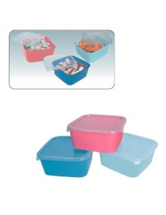 Hermetico Cuad X 3 1.900ml 18.6x18.6x8 Po42/3 Sao01