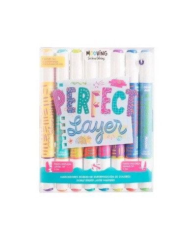 Marcadores X 8 Doble Punta Superposicion 3021408 Moo01