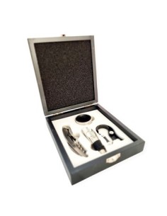 Set De Vino X4 En Caja Madera Rj1423-6387r (b1)