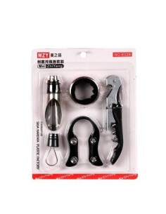 Set De Vino X5 En Blister 104268 Dsa01