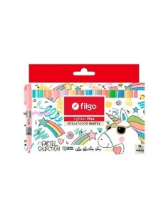 Resaltador Chato Caja X 18 Surt. Clasicos/retro/candy/galaxy Txm-e18-pas Fil01