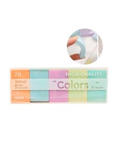 Goma X5 Col. Pastel En Caja 27228 Col01