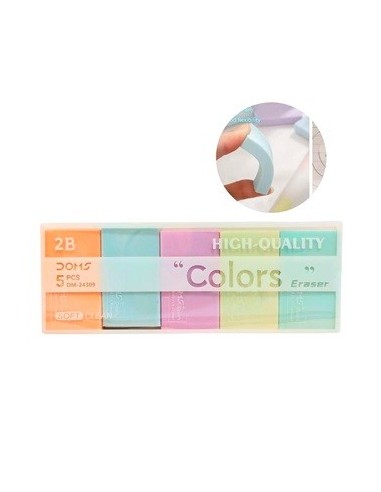 Goma X5 Col. Pastel En Caja 27228 Col01