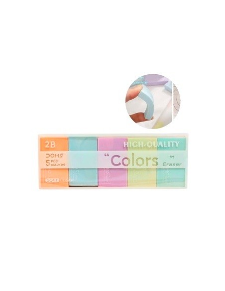 Goma X5 Col. Pastel En Caja 27228 Col01
