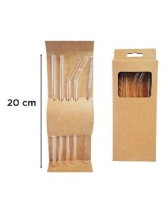 Sorbete Vidrio X4 20cm Recto-curvo Y Cepillo  Ip-1060  57917053 Cr02 Ori02