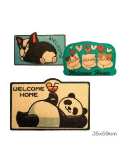 Felpudo Bano 40x60 Pvc Animales Mod. Surt 52963 -52962tar02