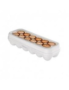 Huevera X12 Plast. Decorado Caras Plasutil 9478 Sie01 (b7)