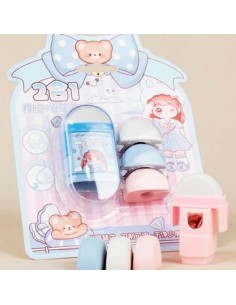 Goma Borrar C/sacapunta Blister Bc-93804 Sf01