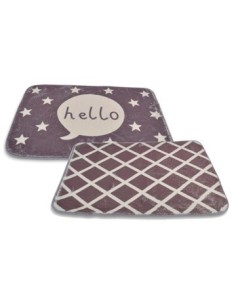 Alfombra Bano 40x60 Soft C/dis. Base Antideslizante B0452 B0451 Mf01