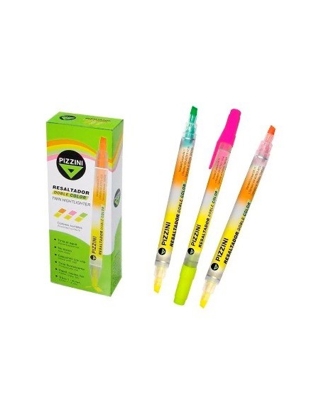 Resaltador Fluo Doble Color 1282cs Pz01 (b12)