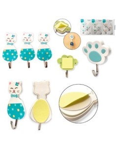 Perchitas Adhesivas X 3 Gatos-huellas Blister Hw52111-hw52123 Ps01