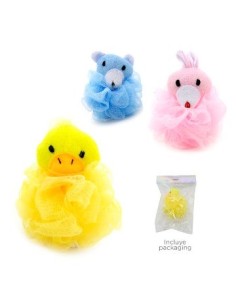 Esponja Bano Ninos C/animales Bolsa Ns293262- 15388 Pk01 Tar02