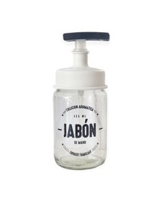 Dispenser Jabon Liq. 400ml Blanco/negro D-08 Sir01