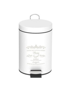 Recipiente Residuos 3lt Acero C/ Frase C/ Pedal 26400010 Tal01