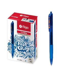 Boligrafo Retractil Fastgrip Azul 1.0mm Filgo Fg10-c36-003 (b36)