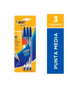 Boligrafo X3 T/fino Azul Blister 835241 Bic (b50)