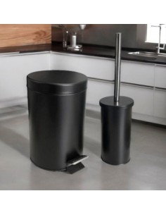 Recipiente Residuos 3lt + Cepillo Bco/ngo 520138 520140 Bar02