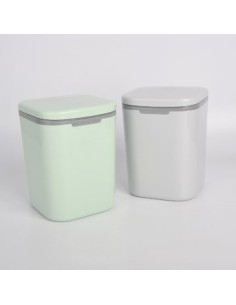 Recipiente Residuos Plast. C/tapa Push 17cm B4140 Dec01