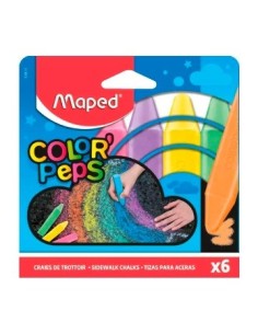 Tiza P/aceras X 6 Unid Pastel 936010 Map01