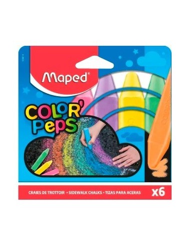 Tiza P/aceras X 6 Unid Pastel 936010 Map01